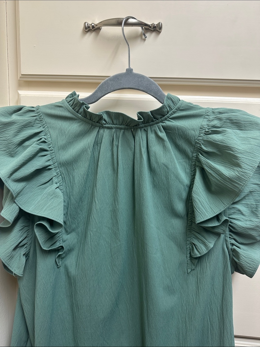 entro Sage Green Pleated Bodice Dress - Picture 6 of 7